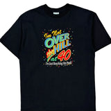 40 Peacock Single Stitch T-Shirt - Large Black Cotton