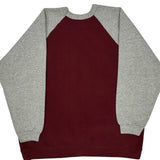 Blank Wilson Sweatshirt - Large Burgundy Cotton Blend