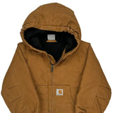 Age 4-5 Carhartt Jacket - 2XS Brown Cotton