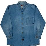 Dickies Denim Shirt - Large Blue Cotton