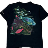 Eco-Friendly Harlequin Single Stitch T-Shirt - Large Black Cotton