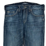 Silver Jeans - 37W 32L Blue Cotton Blend