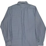 Ralph Lauren Striped Shirt - Large Blue Cotton