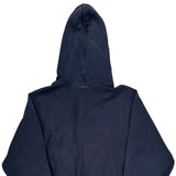 Reverse Weave Champion Hoodie - Small Navy Cotton