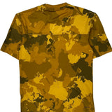 Adidas Camo Football Shirt - Small Yellow Polyester