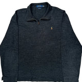 Polo By Ralph Lauren 1/4 Zip - XL Gray Cotton