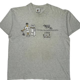 Agincourt Racquet &amp; Fitness Club Championships 1994 Fruit Of The Loom Single Stitch T-Shirt - XL Grey Cotton