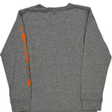 Age 10-12 Carhartt Long Sleeve T-Shirt - Medium Gray Cotton