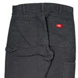 Dickies Carpenter Pants - 33W 30L Black Cotton