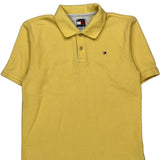 Tommy Hilfiger Polo Shirt - Large Yellow Cotton