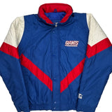 New York Giants Starter Nfl Windbreaker - Medium Blue Nylon
