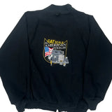 Cat Scale Unbranded Graphic Bomber Jacket - XL Black Cotton