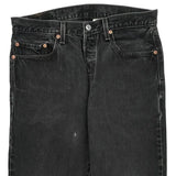 501 Levis Jeans - 32W 33L Black Cotton