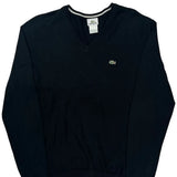 Lacoste Sweater - Medium Black Cotton