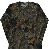 Cabelas Camo Long Sleeve T-Shirt - Large Camo Cotton
