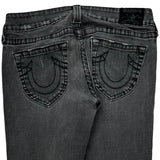 True Religion Skinny Jeans - 30W US 4 Gray Cotton Blend