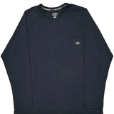 Temp-Iq Dickies Long Sleeve T-Shirt - 2XL Black Cotton