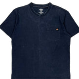 Dickies T-Shirt - Large Navy Cotton