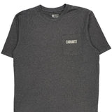 Carhartt Tall T-Shirt - Large Gray Cotton Blend