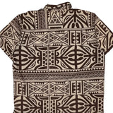 Quiksilver Hawaiian Shirt - 2XL Brown Cotton