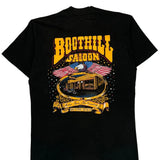 Boothill Saloon Fruit Of The Loom Graphic T-Shirt - Large Black Cotton