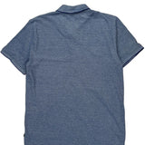 Lee Polo Shirt - Large Blue Cotton