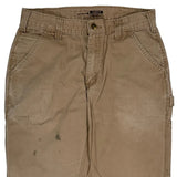 Carhartt Carpenter Trousers - 30W 32L Beige Cotton