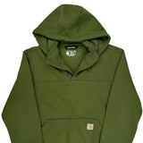 Rain Defender Carhartt Hoodie - Small Green Cotton