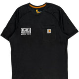 Carhartt T-Shirt - Medium Black Cotton