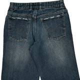 Machine Denim Shorts - 30W 12L Dark Wash Cotton