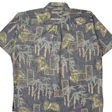 Cooke Street Floral Hawaiian Shirt - XL Green Cotton