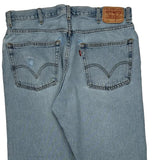 Levis 505 Jeans - 36W 30L Light Wash Cotton