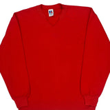 90'S Blank Made In USA Russell Athletic Sweatshirt - XL Red Cotton