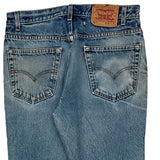 Levis 517 Boot Cut Jeans - 33W 30L Blue Cotton