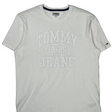Tommy Jeans T-Shirt - Large White Cotton