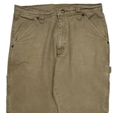 Wrangler Carpenter Pants - 33W 32L Khaki Cotton