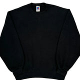 Made In USA Russell Athletic Sweatshirt - Large Black Cotton