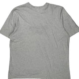 Reebok T-Shirt - Large Grey Cotton