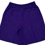 Izod Shorts - 26W US 2 Purple Cotton Blend