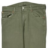 Levis Jeans - 31W 31L Green Cotton