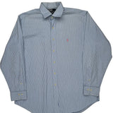 Polo By Ralph Lauren Striped Shirt - XL White Cotton