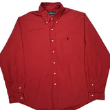 Ralph Lauren Shirt - 2XL Red Cotton