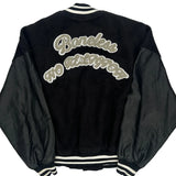 No Ragrets Boneless Varsity Jacket - Medium Black Polyester