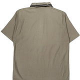 Quiksilver Polo Shirt - Large Beige Cotton