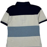 Age 8 Polo By Ralph Lauren Striped Polo Shirt - Small Blue Cotton