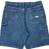 Wrangler Carpenter Shorts - 36W 10L Blue Cotton