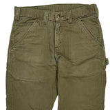 Carhartt Carpenter Trousers - 32W 30L Green Cotton