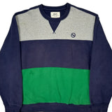 Ecko Unltd Striped Sweatshirt - XL Blue Cotton