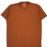 Dickies T-Shirt - 2XL Orange Cotton Blend
