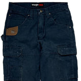 Wrangler Cargo Pants - 32W 30L Dark Wash Cotton
